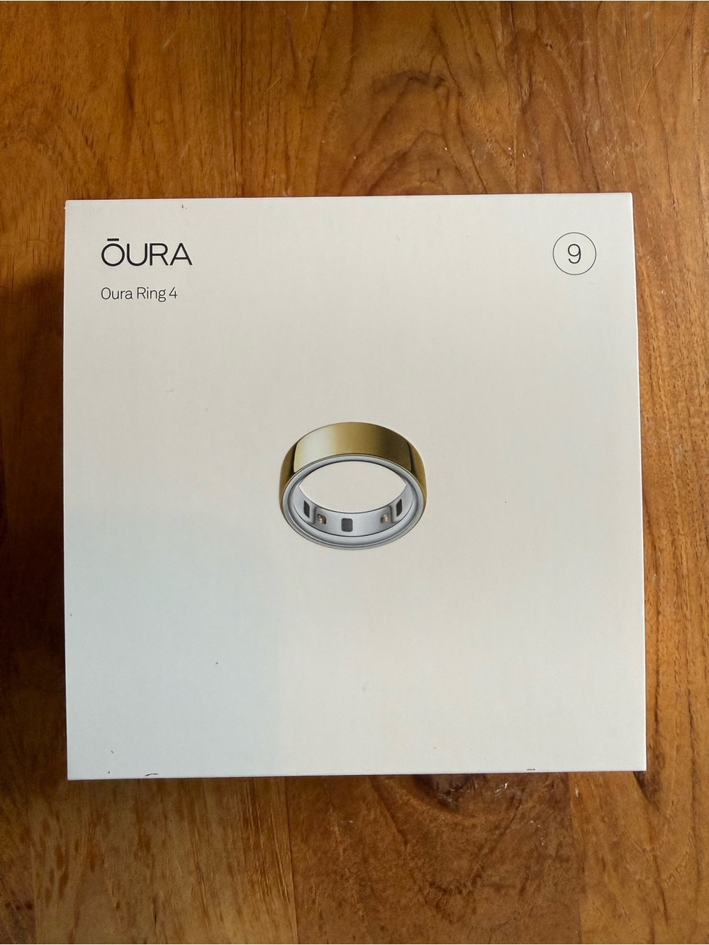 NEW Oura Ring 4 Gold Smart Ring (Size 9)